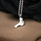 Magpie Pendant - 925 Sterling Silver Handmade
