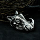 Boar Head Pendant - 925 Silver Handmade Wild Beast Totem