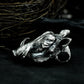 Boar Head Pendant - 925 Silver Handmade Wild Beast Totem