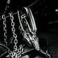 Cyber Horned Skull Pendant with Sharp Crest - 925 Sterling Silver Handmade