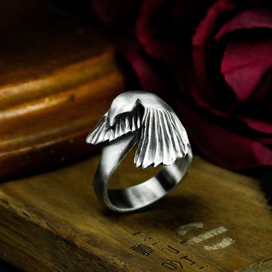 Peace Dove Ring - 925 Silver Handmade