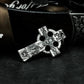 Celtic Cross Pendant - 925 Silver Handmade Gothic Relic