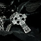 Celtic Cross Pendant - 925 Silver Handmade Gothic Relic