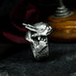 Dragon Lizard Wrap Ring ¨C 925 Sterling Silver Handmade