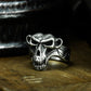 Orangutan Skull Ring - 925 Silver Handmade