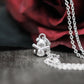 Pudding Bear Pendant - 925 Sterling Silver Handmade