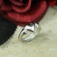 Heart Hug Ring with Paws ââ‚?925 Sterling Silver Handmade Animal-Inspired Jewelry