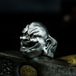 Wicked Buddha Ring ¨C Handmade 925 Silver Gothic Smile Buddha Band