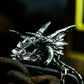 Dragon Skull Pendant ¨C 925 Sterling Silver Handmade