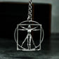 Vitruvian Man Pendant ¨C 925 Sterling Silver Handmade