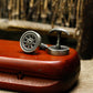Floral Totem Cufflinks - 925 Sterling Silver Handmade