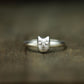 Owl Ring ââ‚?925 Sterling Silver Handmade Minimalist Animal Jewelry