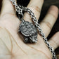 Turtle Skull Pendant - 925 Silver Handmade
