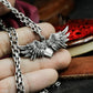 Horned Skull Warrior Ring ¨C 925 Silver Handmade
