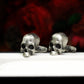 Halfjaw Skull Cufflinks - 925 Silver Handmade