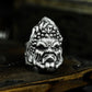 Wrathful God Ring ¨C 925 Silver Handmade