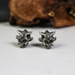 Infernal Demon Earrings - 925 Sterling Silver Handmade