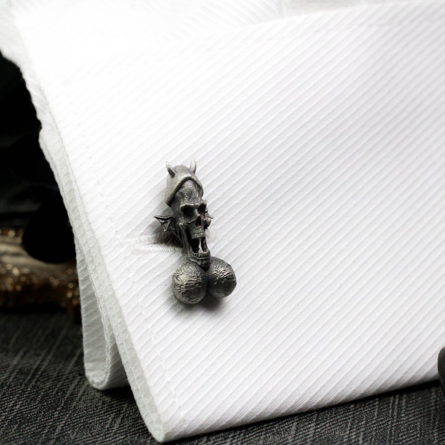 Penis Cufflinks - 925 Sterling Silver Handmade
