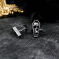Coffin Skull Cufflinks, 925 Silver Handmade