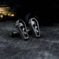 Coffin Skull Cufflinks, 925 Silver Handmade