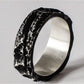Volcanic Moon Ring - 925 Silver Handmade