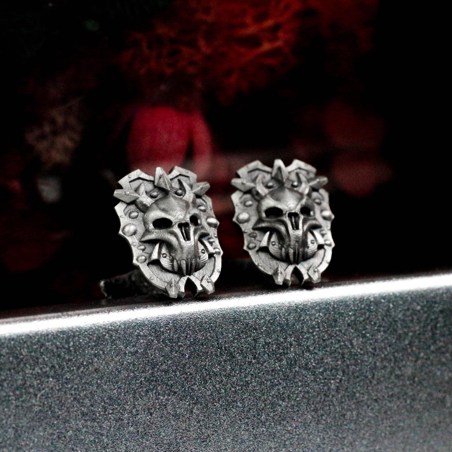 Fae Skull Cufflinks - 925 Sterling Silver Handmade
