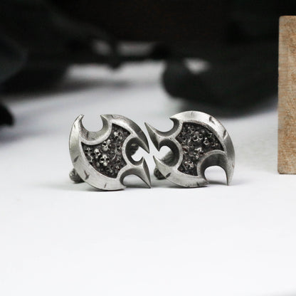 Wheel of Souls Cufflinks - 925 Sterling Silver Handmade
