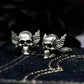 War God Skull Cufflinks, Norse Mythology - 925 Sterling Silver Handmade