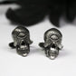 Hell's Eye Skull Cufflinks - 925 Sterling Silver Handmade
