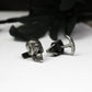 Hell's Eye Skull Cufflinks - 925 Sterling Silver Handmade