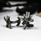 Indian Sheep Skull Cufflinks - 925 Silver Handmade