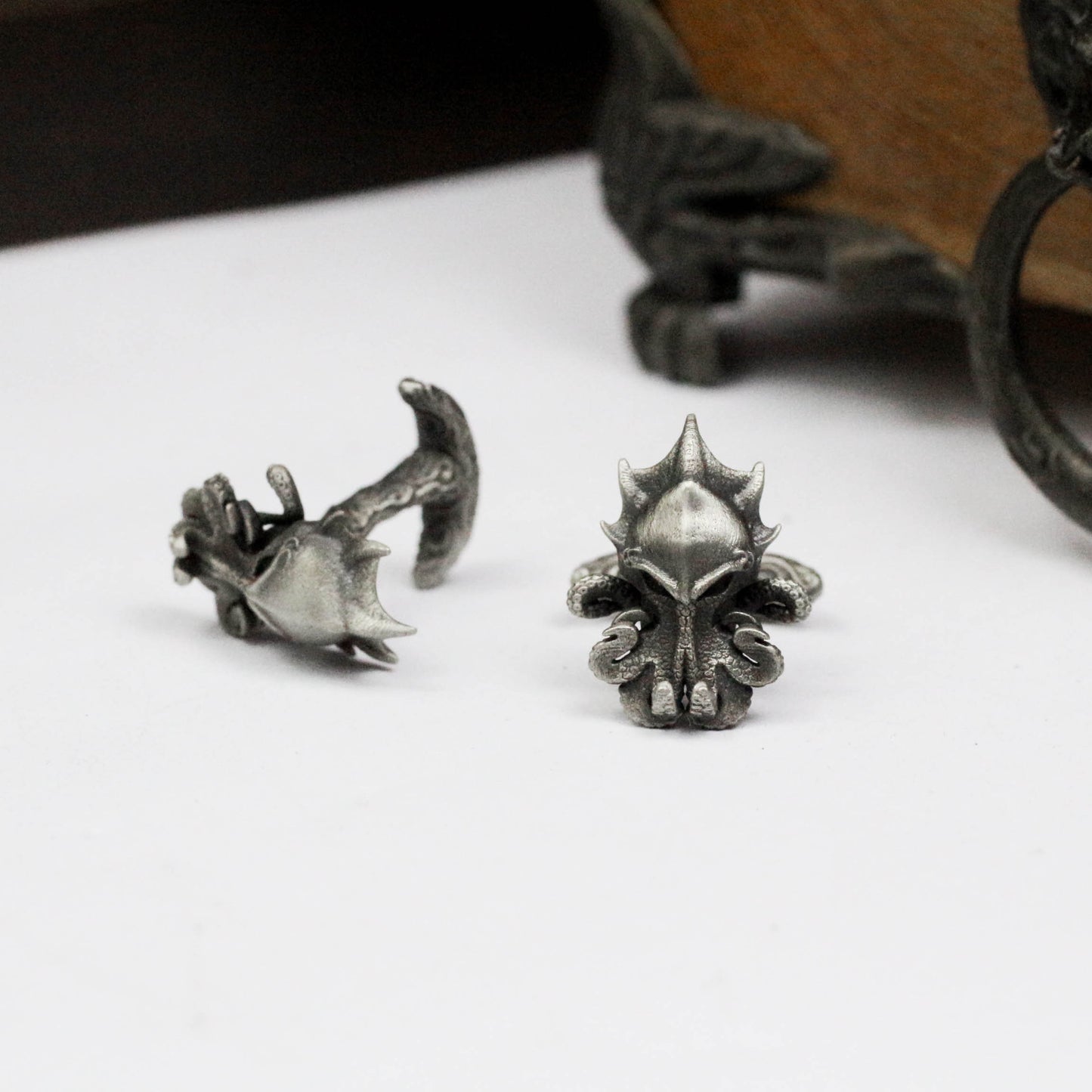 Poseidon Cufflinks - 925 Sterling Silver Handmade