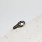 Mystic Gothic Silver Ring ââ‚?Handmade Dark Fantasy Jewelry with Moonstone