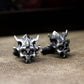 Bug Spirit Mask Cufflinks - 925 Silver Handmade