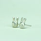 Prismatic Bunny Earrings - 925 Sterling Silver Handmade