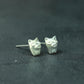 Piglet Stud Earrings - 925 Sterling Silver Handmade