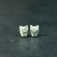 Piglet Stud Earrings - 925 Sterling Silver Handmade