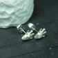 Deer Stud Earrings - 925 Sterling Silver Handmade