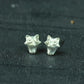Tiny Fox Stud Earrings - 925 Sterling Silver Handmade