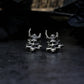 Prajna Ghost Face Cufflinks - 925 Sterling Silver Handmade