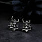 Prajna Ghost Face Cufflinks - 925 Sterling Silver Handmade
