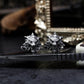 Wolf Cufflinks, Stylish Wedding Wolves - 925 Sterling Silver Handmade