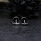 Human Skull Cufflinks, Hand-Cast - 925 Sterling Silver Handmade