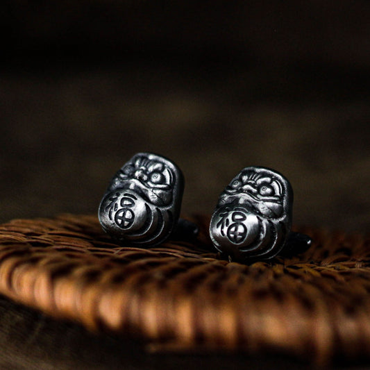 Dharma Cufflinks - 925 Silver Handmade