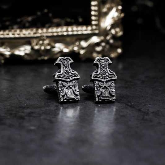 Six Paths Cufflinks - 925 Silver Handmade