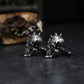 Mechanical Pioneer Skull Cufflinks - 925 Silver Handmade