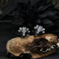 Ram's Horn Skull Cufflinks - 925 Sterling Silver Handmade