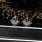 Baroque Skull Cufflinks - 925 Silver Handmade