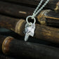 Wolf Mask Pendant - 925 Sterling Silver Handmade