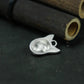 Fox Head Pendant - 925 Sterling Silver Handmade